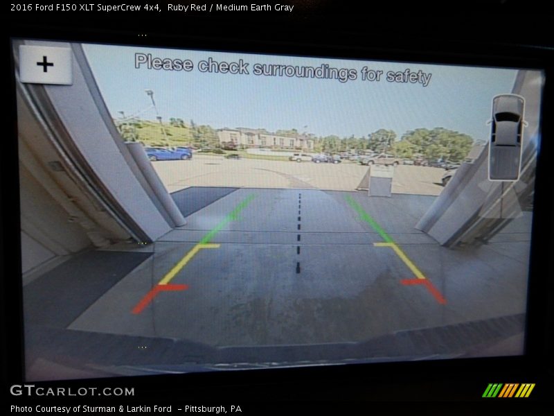 Ruby Red / Medium Earth Gray 2016 Ford F150 XLT SuperCrew 4x4