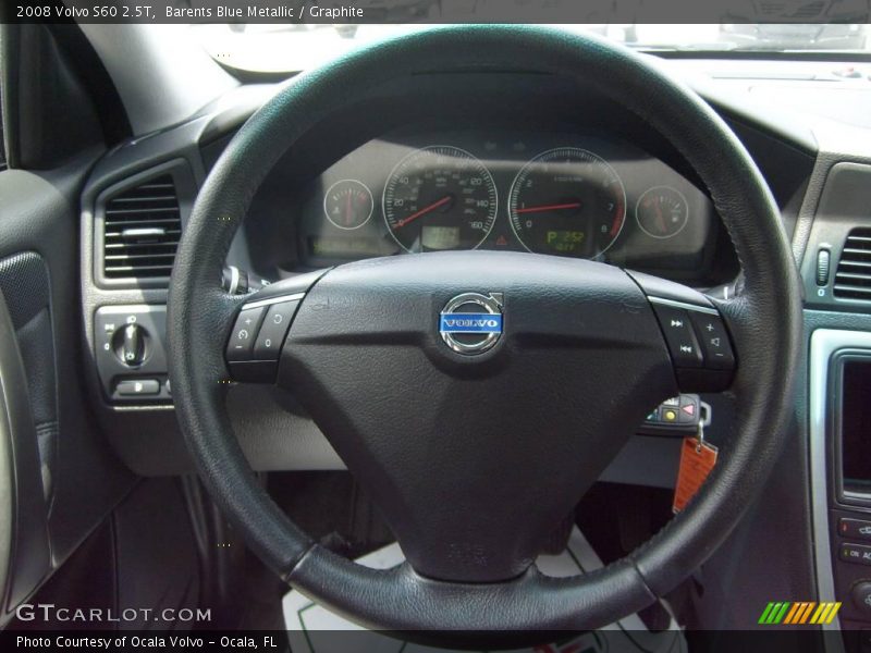 Barents Blue Metallic / Graphite 2008 Volvo S60 2.5T
