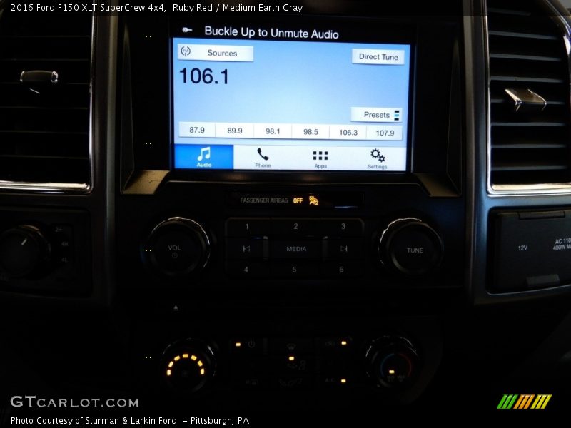 Ruby Red / Medium Earth Gray 2016 Ford F150 XLT SuperCrew 4x4
