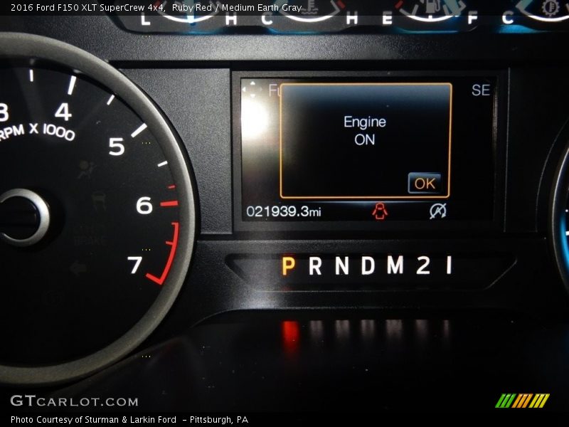 Ruby Red / Medium Earth Gray 2016 Ford F150 XLT SuperCrew 4x4