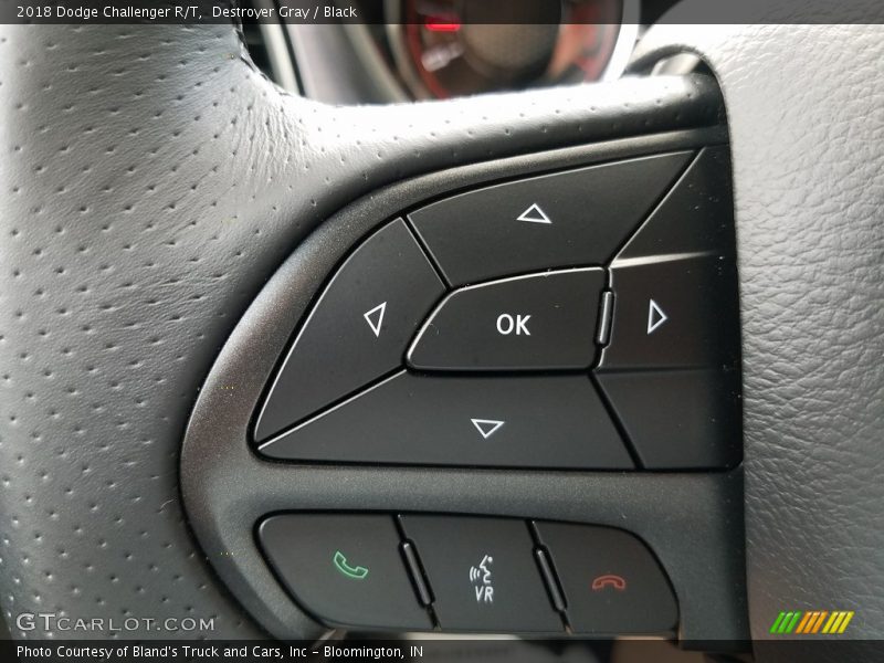 Destroyer Gray / Black 2018 Dodge Challenger R/T