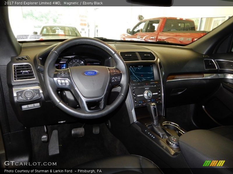 Magnetic / Ebony Black 2017 Ford Explorer Limited 4WD