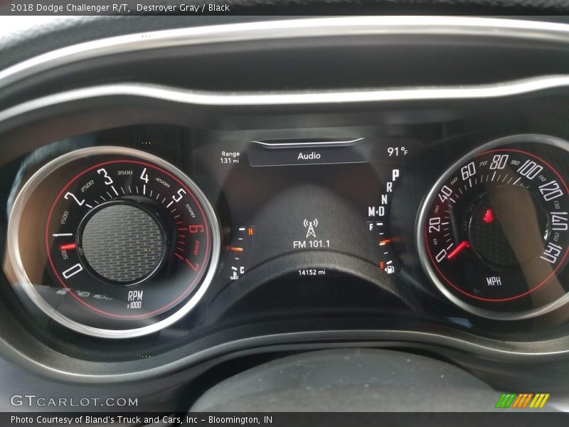 Destroyer Gray / Black 2018 Dodge Challenger R/T