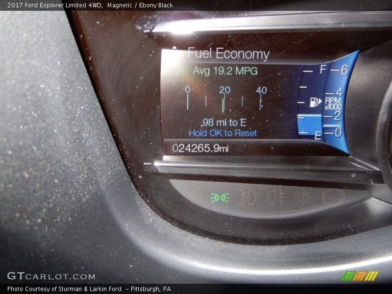 Magnetic / Ebony Black 2017 Ford Explorer Limited 4WD