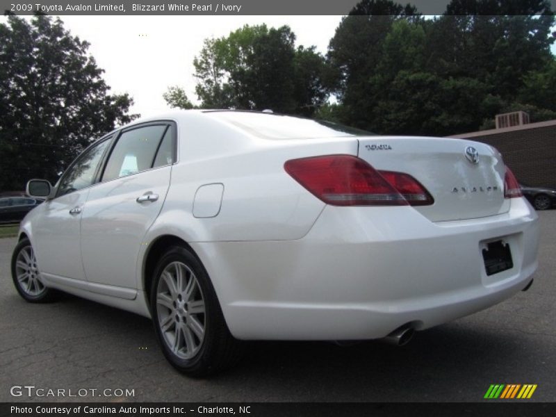Blizzard White Pearl / Ivory 2009 Toyota Avalon Limited