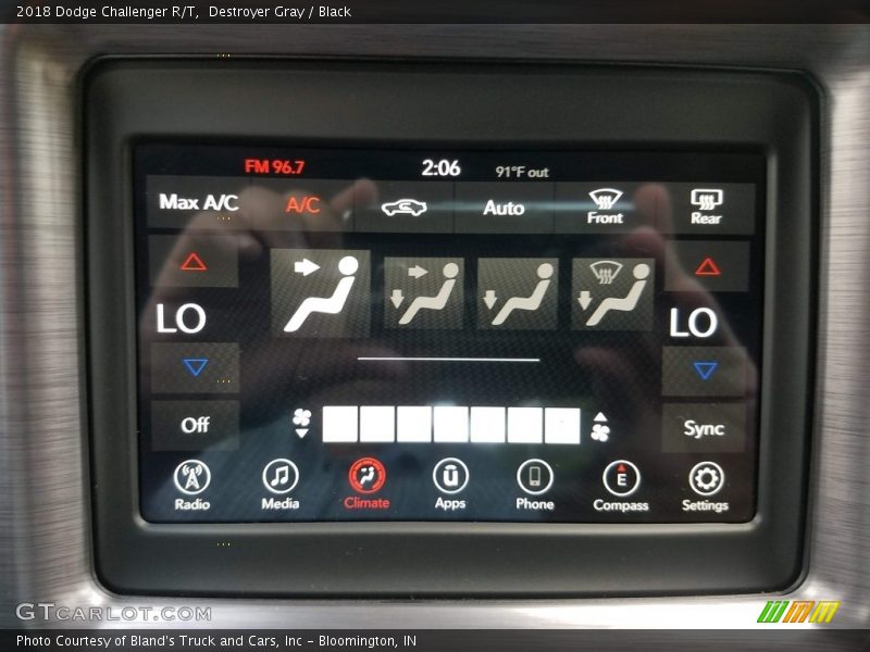 Destroyer Gray / Black 2018 Dodge Challenger R/T