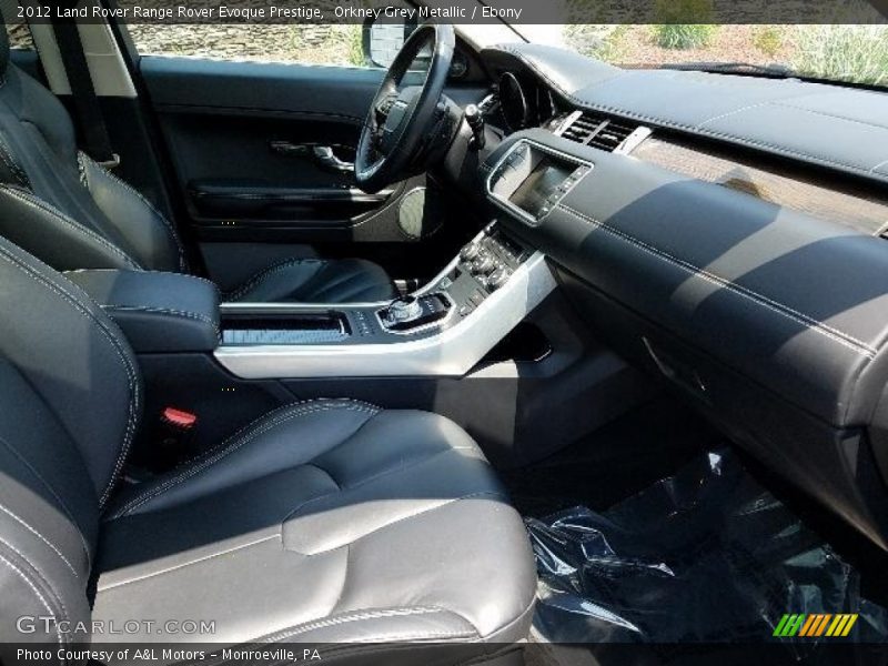 Orkney Grey Metallic / Ebony 2012 Land Rover Range Rover Evoque Prestige