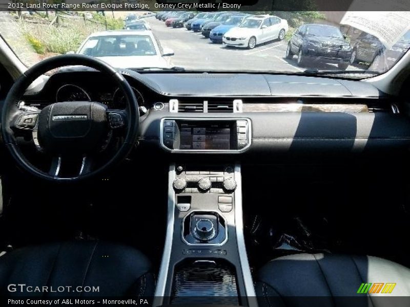 Orkney Grey Metallic / Ebony 2012 Land Rover Range Rover Evoque Prestige