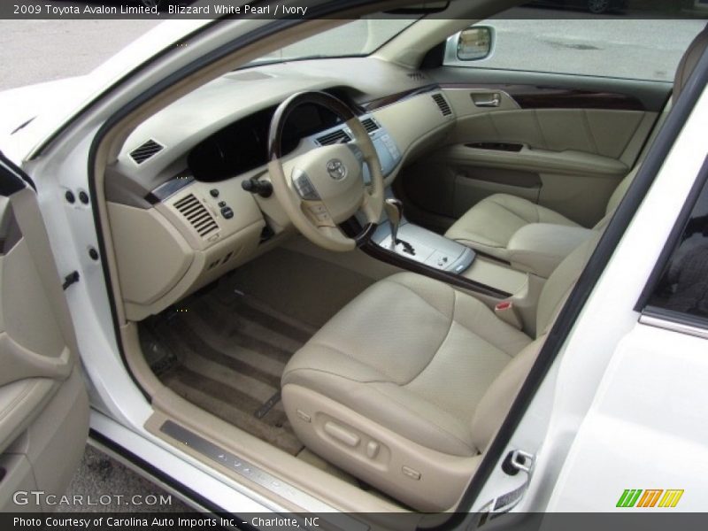 Blizzard White Pearl / Ivory 2009 Toyota Avalon Limited