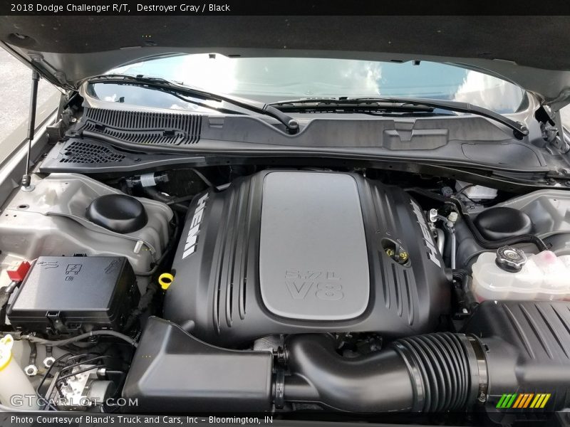 Destroyer Gray / Black 2018 Dodge Challenger R/T