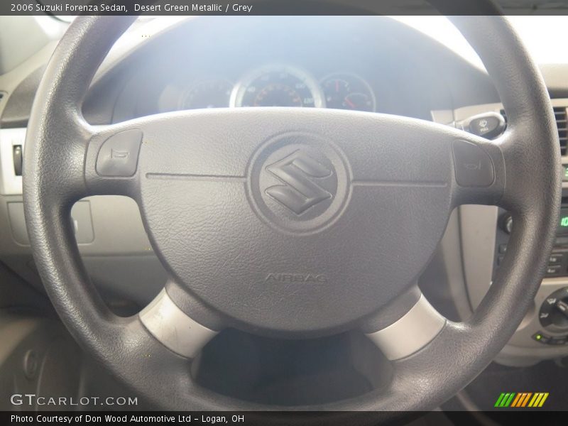 Desert Green Metallic / Grey 2006 Suzuki Forenza Sedan