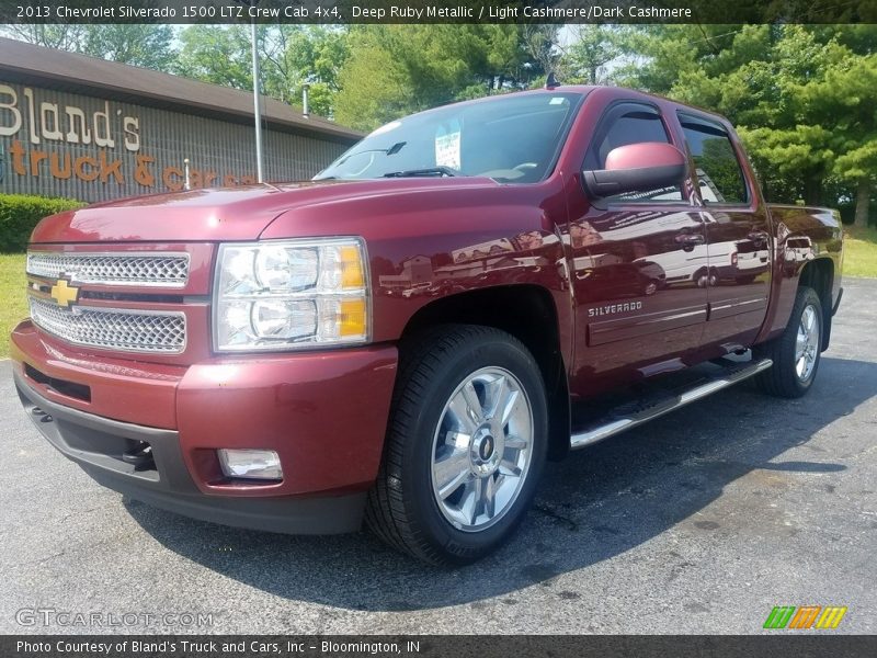Deep Ruby Metallic / Light Cashmere/Dark Cashmere 2013 Chevrolet Silverado 1500 LTZ Crew Cab 4x4