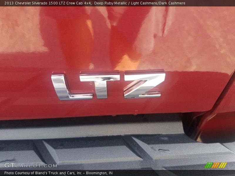 Deep Ruby Metallic / Light Cashmere/Dark Cashmere 2013 Chevrolet Silverado 1500 LTZ Crew Cab 4x4
