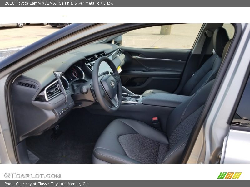 Celestial Silver Metallic / Black 2018 Toyota Camry XSE V6