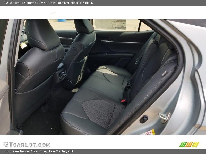 Celestial Silver Metallic / Black 2018 Toyota Camry XSE V6