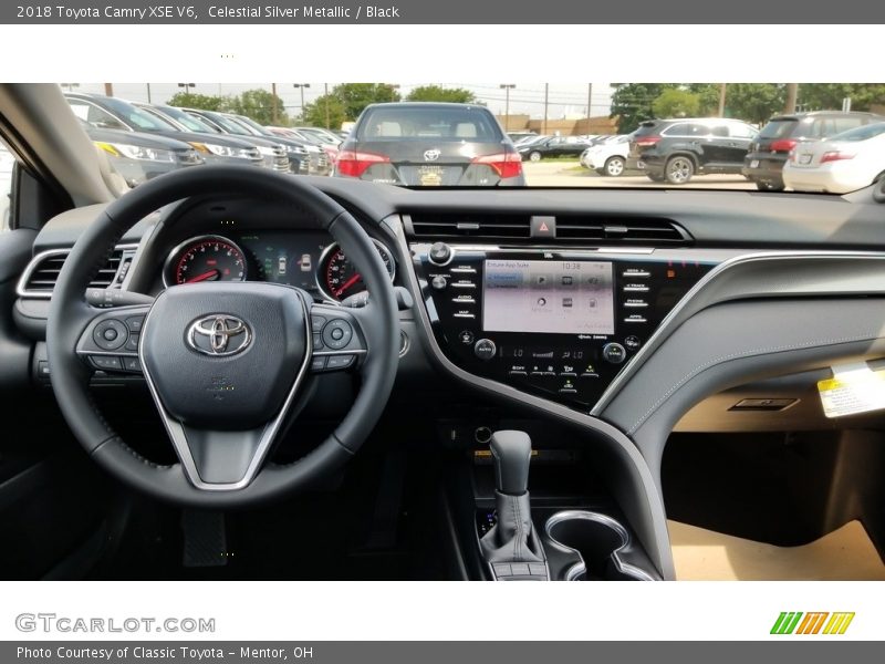 Celestial Silver Metallic / Black 2018 Toyota Camry XSE V6