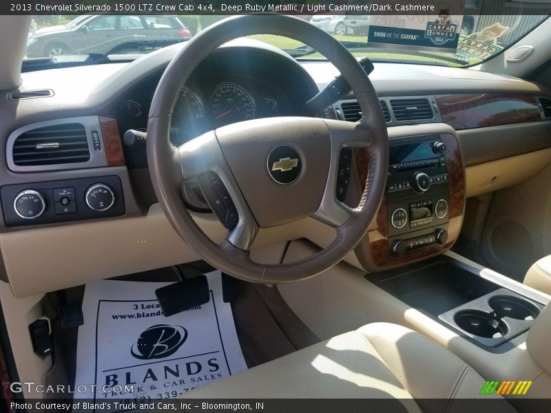 Deep Ruby Metallic / Light Cashmere/Dark Cashmere 2013 Chevrolet Silverado 1500 LTZ Crew Cab 4x4
