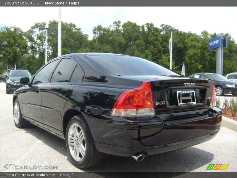 Black Stone / Taupe 2008 Volvo S60 2.5T