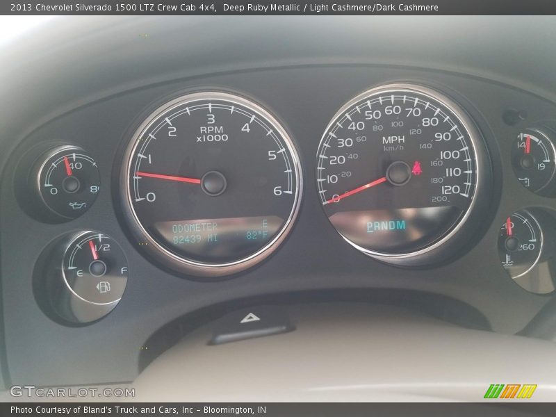 Deep Ruby Metallic / Light Cashmere/Dark Cashmere 2013 Chevrolet Silverado 1500 LTZ Crew Cab 4x4