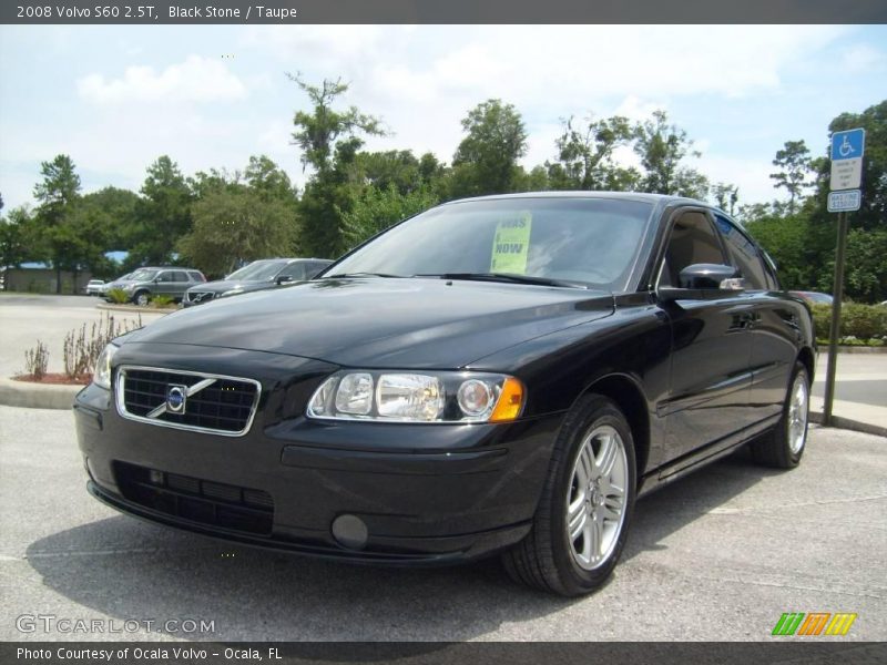 Black Stone / Taupe 2008 Volvo S60 2.5T