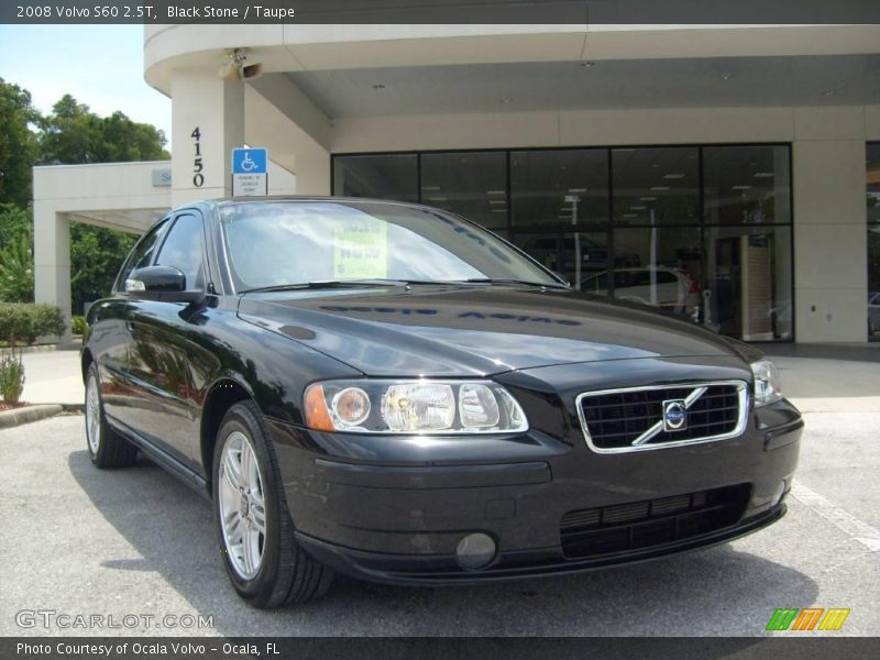 Black Stone / Taupe 2008 Volvo S60 2.5T