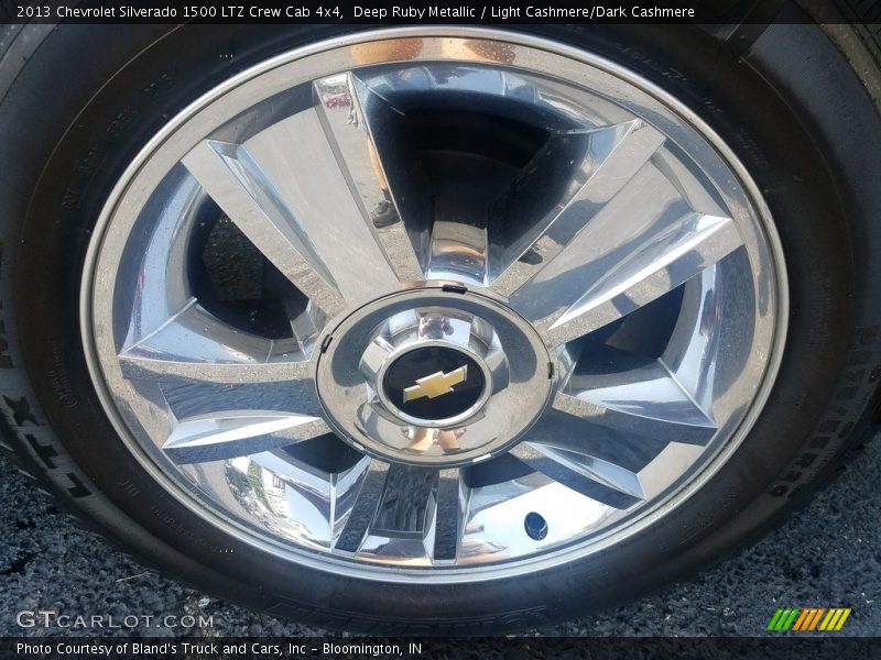 Deep Ruby Metallic / Light Cashmere/Dark Cashmere 2013 Chevrolet Silverado 1500 LTZ Crew Cab 4x4