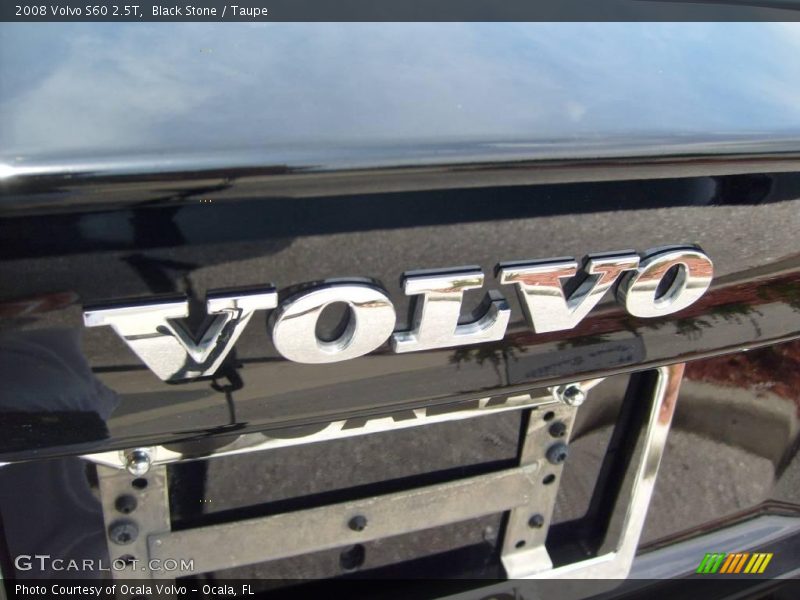 Black Stone / Taupe 2008 Volvo S60 2.5T