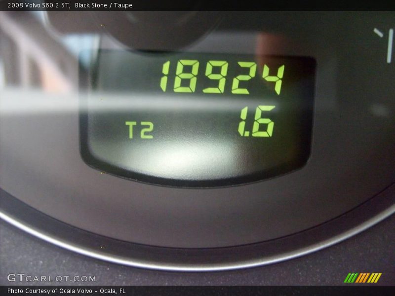 Black Stone / Taupe 2008 Volvo S60 2.5T