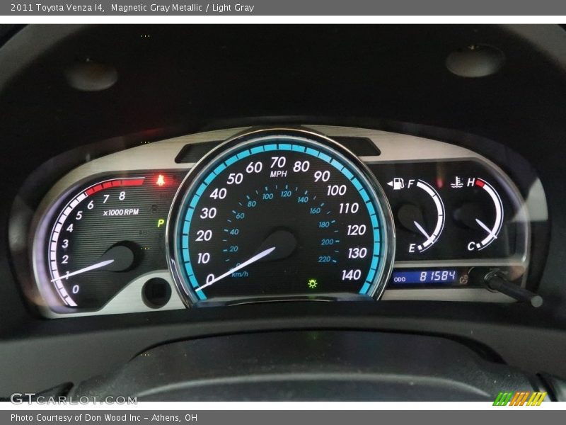 Magnetic Gray Metallic / Light Gray 2011 Toyota Venza I4