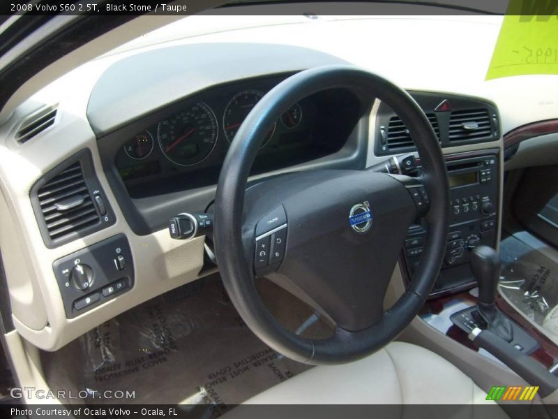 Black Stone / Taupe 2008 Volvo S60 2.5T