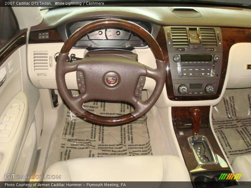 White Lightning / Cashmere 2007 Cadillac DTS Sedan
