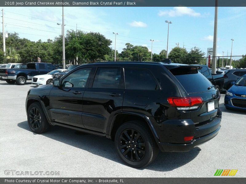 Diamond Black Crystal Pearl / Black 2018 Jeep Grand Cherokee Altitude