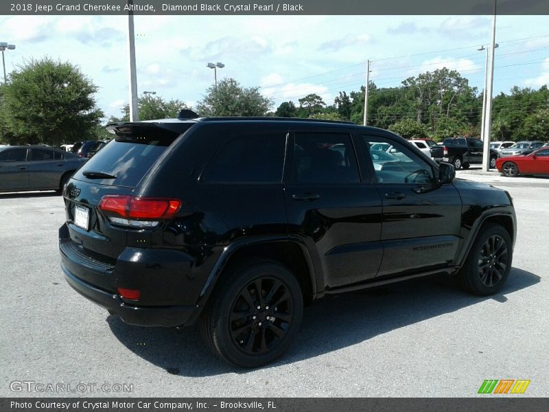 Diamond Black Crystal Pearl / Black 2018 Jeep Grand Cherokee Altitude