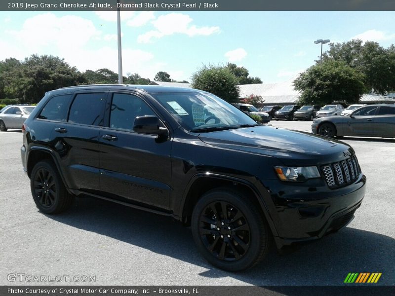 Diamond Black Crystal Pearl / Black 2018 Jeep Grand Cherokee Altitude