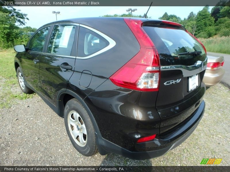 Kona Coffee Metallic / Black 2015 Honda CR-V LX AWD