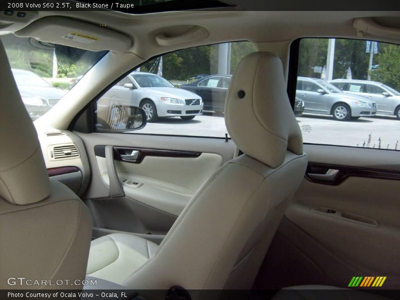 Black Stone / Taupe 2008 Volvo S60 2.5T