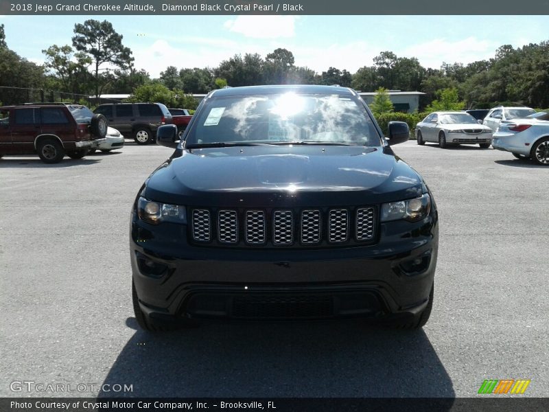 Diamond Black Crystal Pearl / Black 2018 Jeep Grand Cherokee Altitude