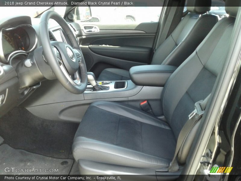 Diamond Black Crystal Pearl / Black 2018 Jeep Grand Cherokee Altitude
