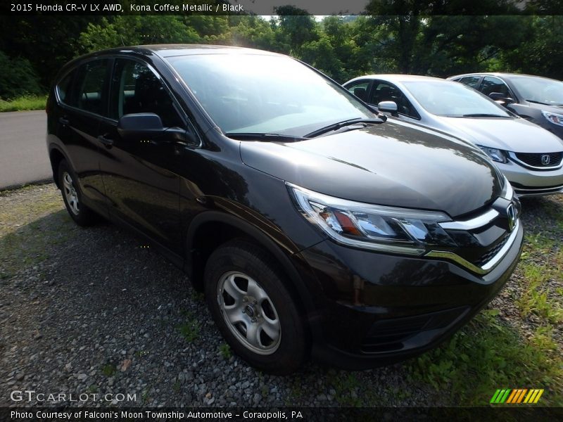 Kona Coffee Metallic / Black 2015 Honda CR-V LX AWD