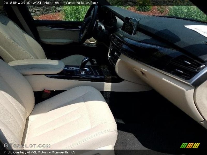 Alpine White / Canberra Beige/Black 2018 BMW X5 xDrive35i