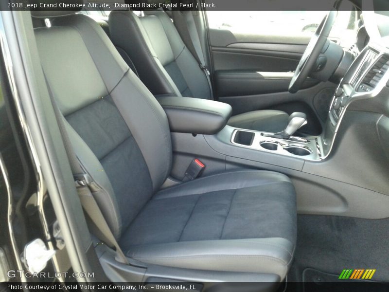 Diamond Black Crystal Pearl / Black 2018 Jeep Grand Cherokee Altitude