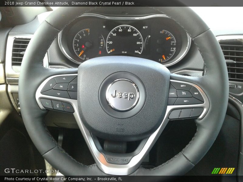 Diamond Black Crystal Pearl / Black 2018 Jeep Grand Cherokee Altitude