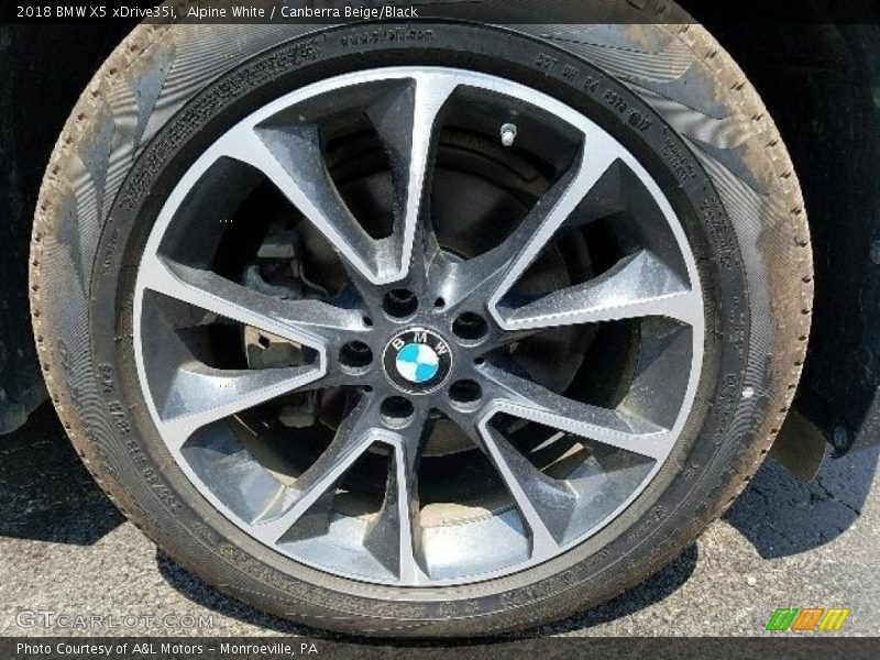 Alpine White / Canberra Beige/Black 2018 BMW X5 xDrive35i