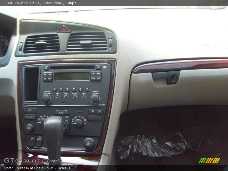 Black Stone / Taupe 2008 Volvo S60 2.5T