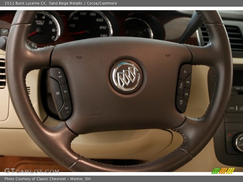 Sand Beige Metallic / Cocoa/Cashmere 2011 Buick Lucerne CX
