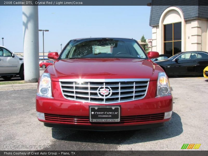 Crystal Red / Light Linen/Cocoa 2008 Cadillac DTS