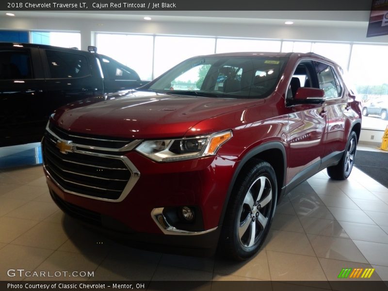 Cajun Red Tintcoat / Jet Black 2018 Chevrolet Traverse LT