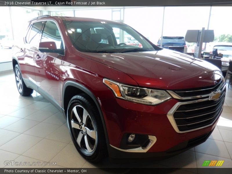 Cajun Red Tintcoat / Jet Black 2018 Chevrolet Traverse LT