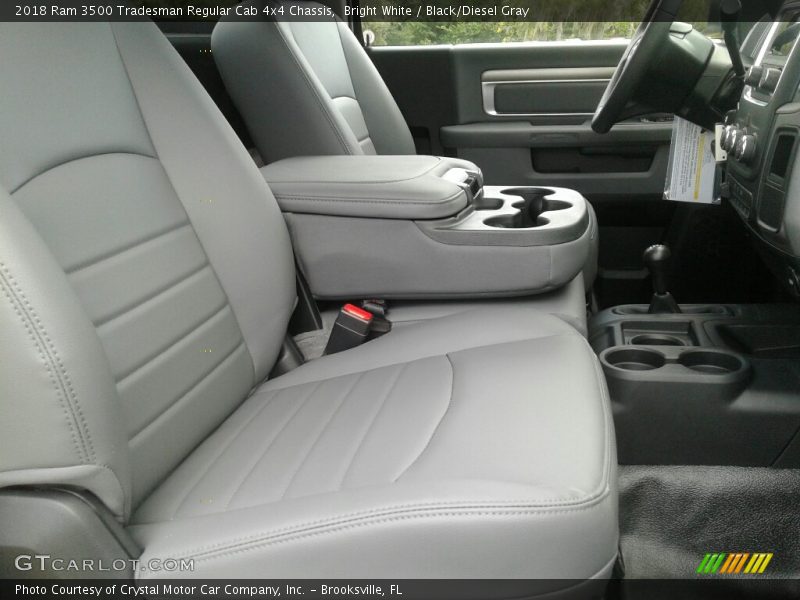 Front Seat of 2018 3500 Tradesman Regular Cab 4x4 Chassis
