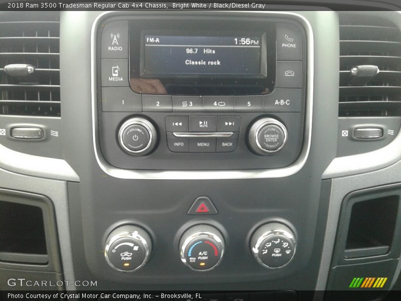 Controls of 2018 3500 Tradesman Regular Cab 4x4 Chassis
